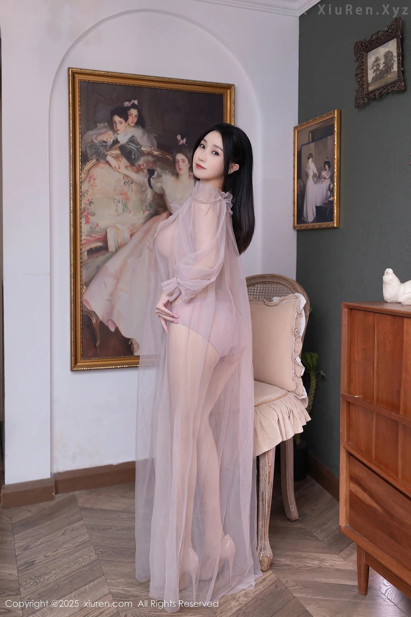 图片[3]-[XiuRen秀人网] VOL.10752 模特杏子Yada性感轻透粉色薄纱露紫色内衣秀曼妙身姿诱惑写真68P-秀人网官方网站